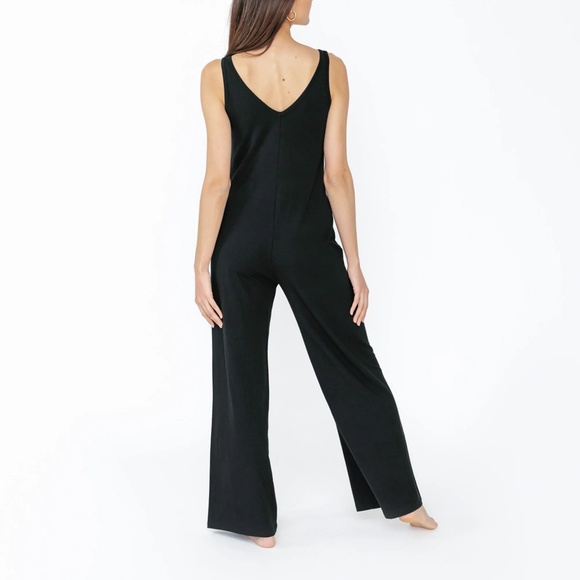 Smash + Tess TUESDAY WIDE LEG ROMPER II IN MIDNIGHT BLACK NEW WITH TAG - Picture 6 of 6